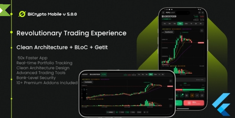 Bicrypto Mobile - Fully Native Flutter Mobile App for Bicrypto icon
