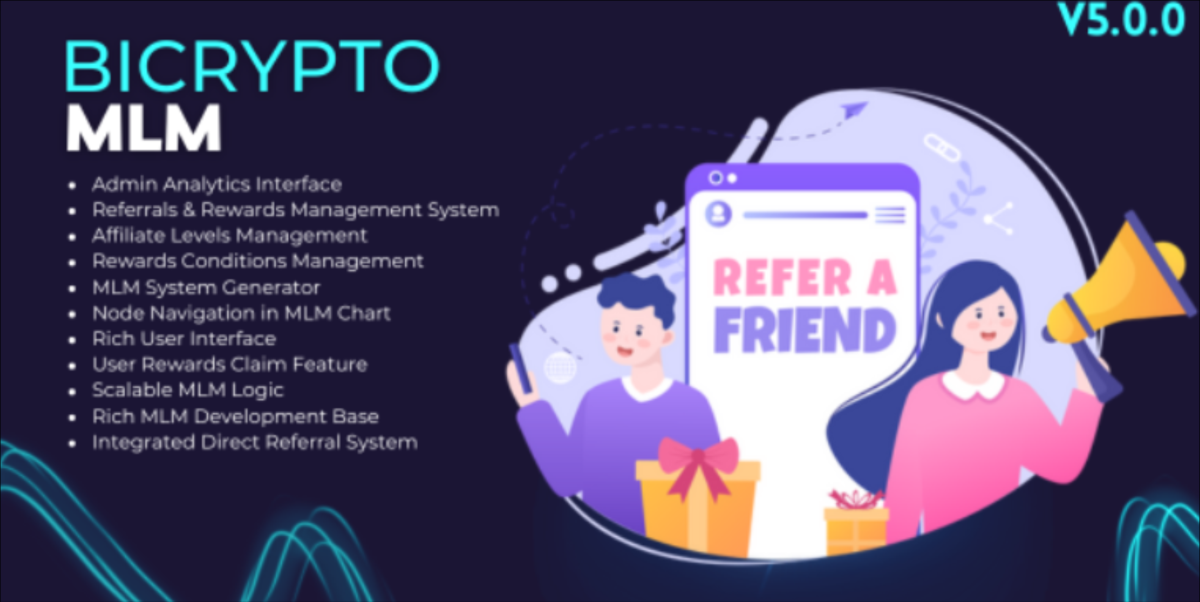 Multi Level Marketing Addon For Bicrypto icon