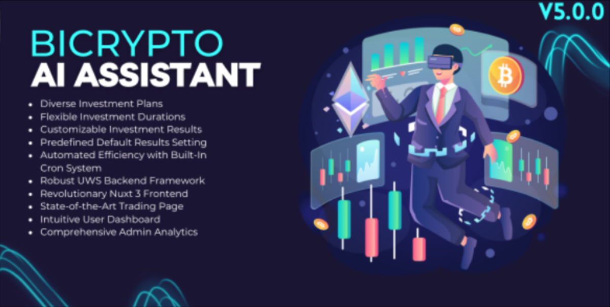 AI Investments Addon For Bicrypto - Crypto Investment & Subscription - HYIP cover image