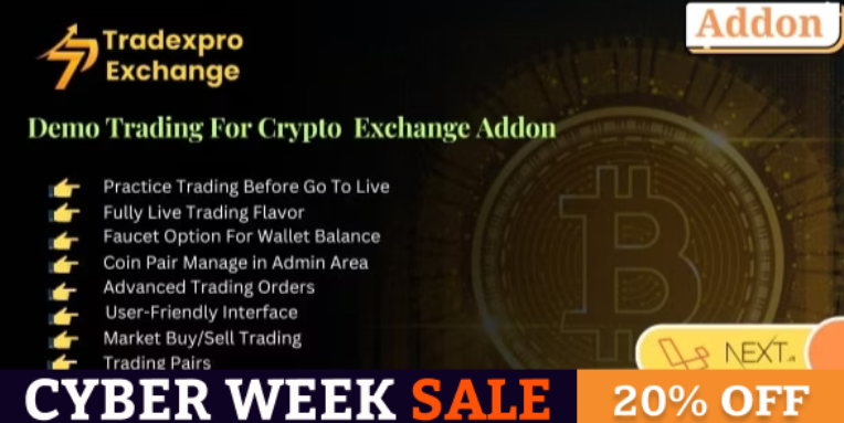 Tradexpro Demo Trading - Crypto Exchange Addon cover image