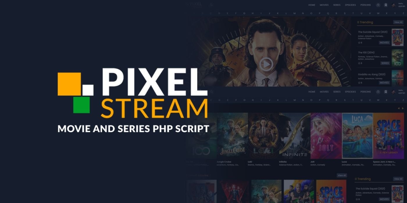 PixelStream - Movie And Series PHP Script cover image