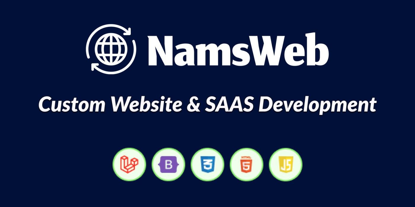 Custom Website And SAAS Development cover image