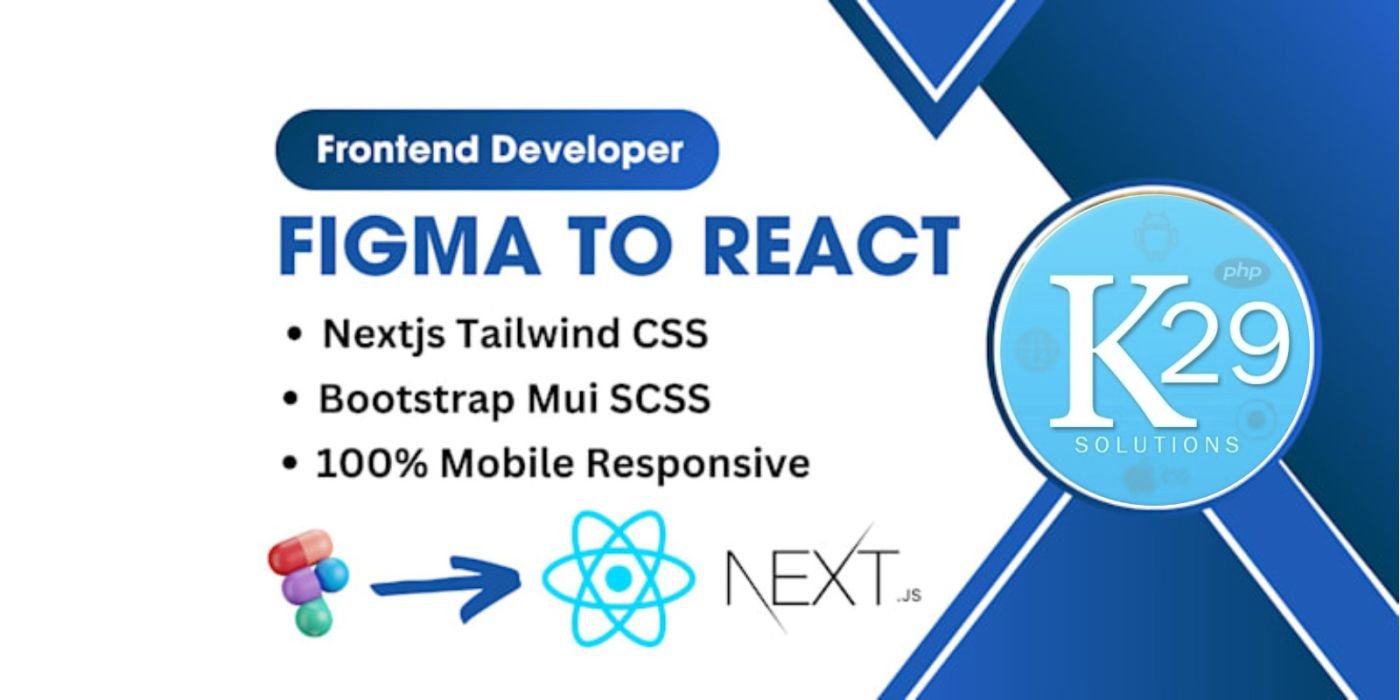Develop Website From Figma to React cover image