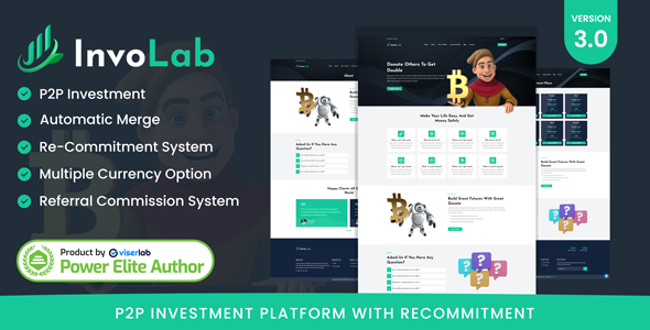 InvoLab - P2P Investment Platform With Recommitment cover image