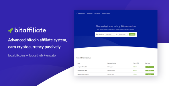 Bitcoin Affiliate System – Earn Passive Cryptocurrency cover image