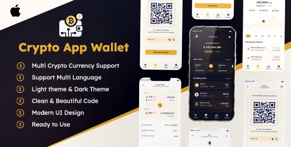 Crypto iOS App Template cover image